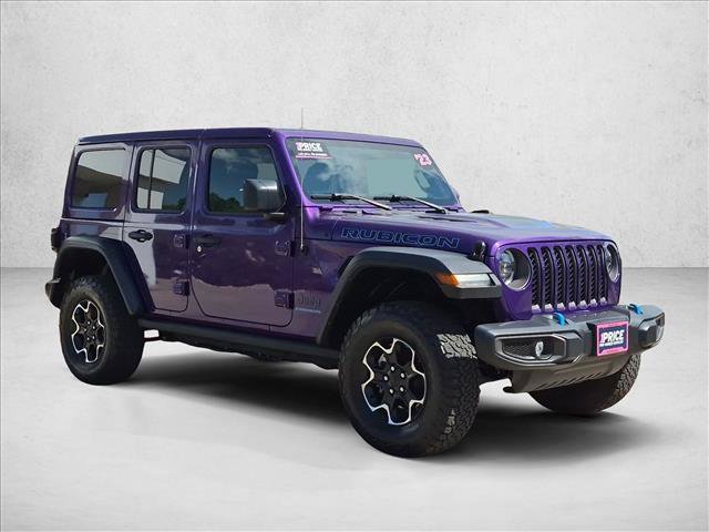 Used 2023 Jeep Wrangler Unlimited Rubicon 4xe w/ Cold Weather Group AWD/4WD image 3