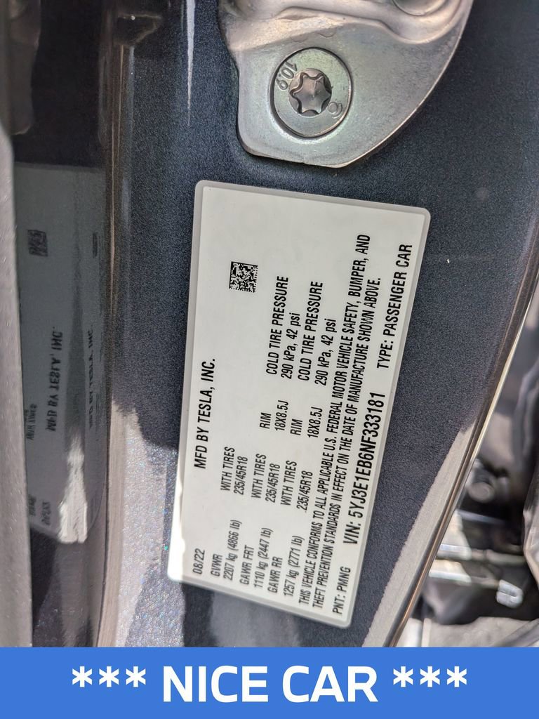 Used 2022 Tesla Model 3 Long Range image 8