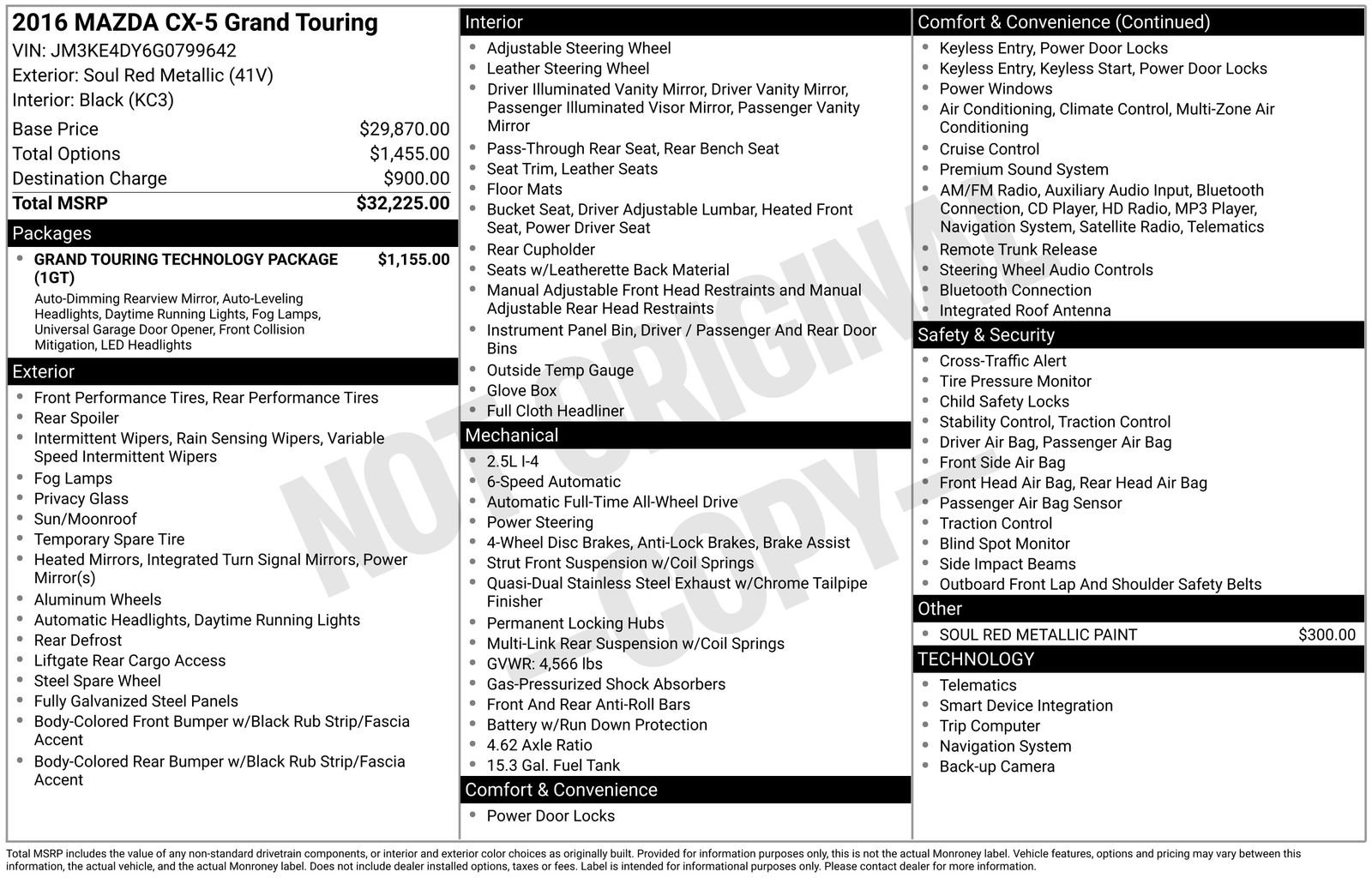 Used 2016 MAZDA CX-5 Grand Touring image 15