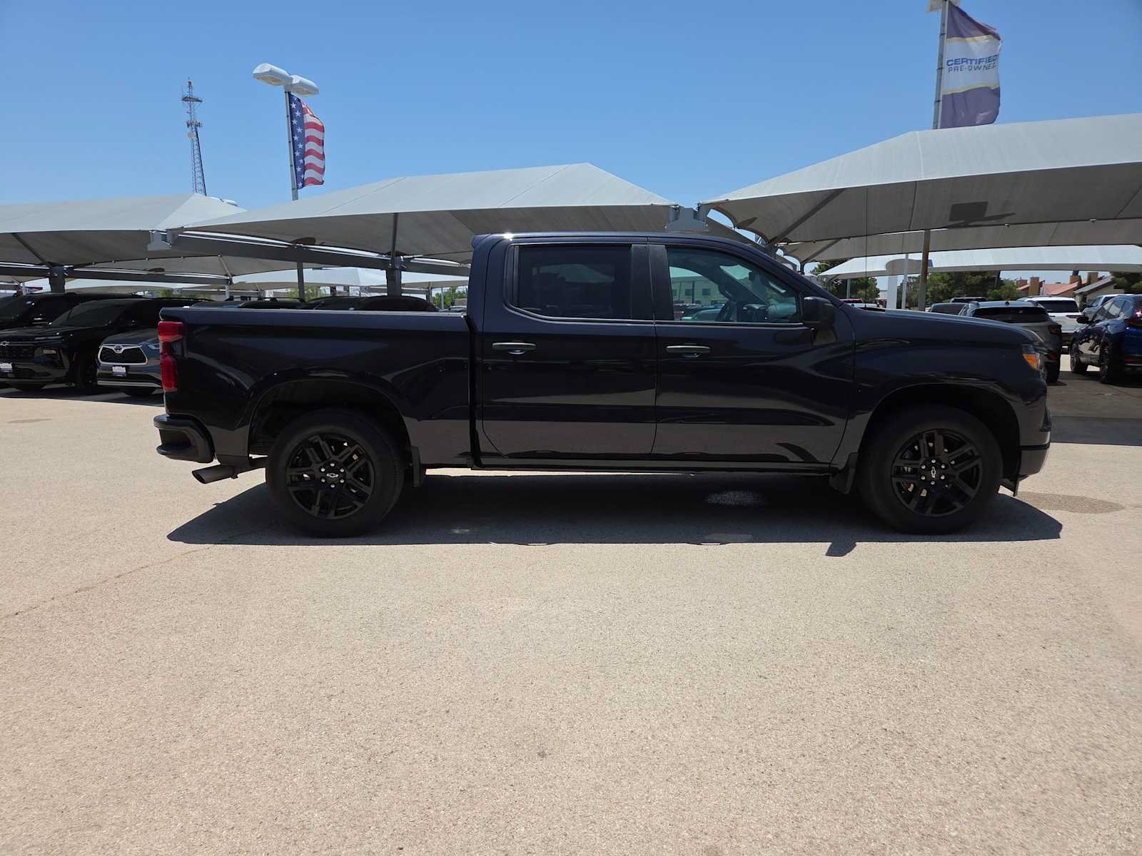 Used 2023 Chevrolet Silverado 1500 Custom w/ LPO, Dark Essentials Package RWD image 9