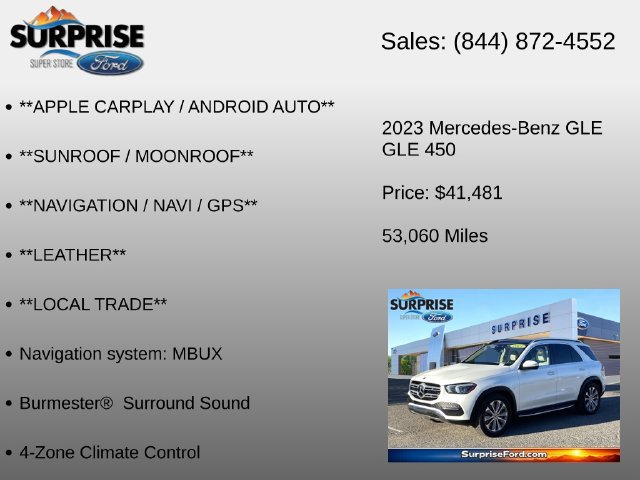 Used 2023 Mercedes-Benz GLE 450 4MATIC w/ 3rd Row Seat Package image 24