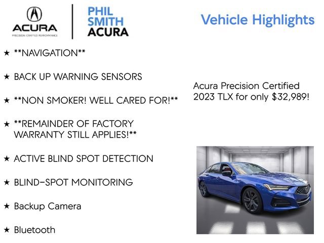 Certified 2023 Acura TLX w/ A-SPEC Pkg image 5