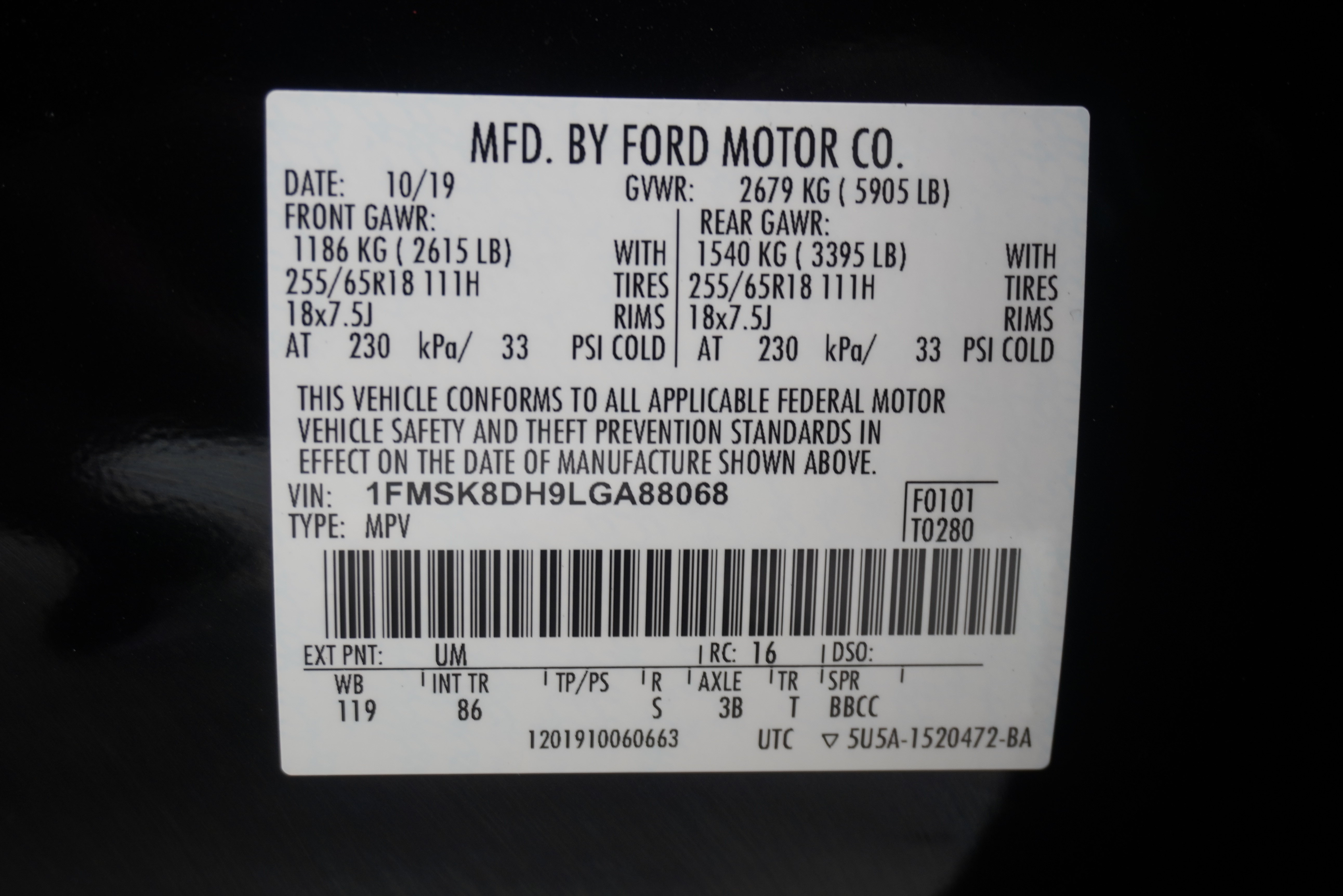 Used 2020 Ford Explorer XLT AWD/4WD image 30