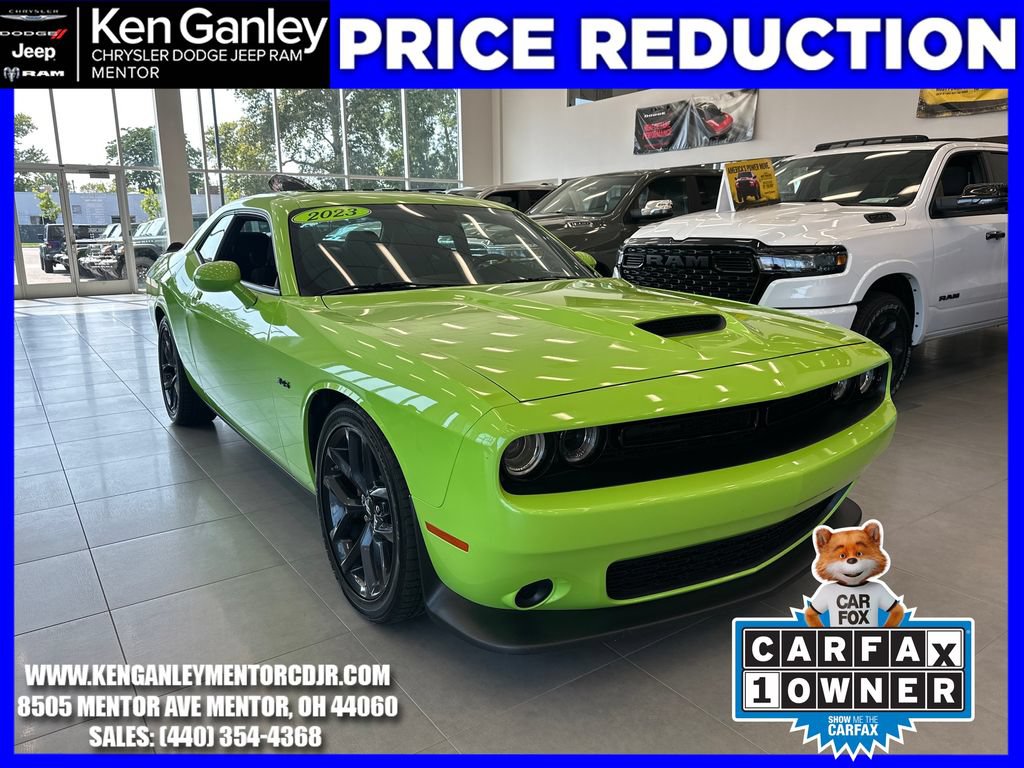 Certified 2023 Dodge Challenger R/T w/ Blacktop Package RWD image 1