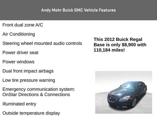 Used 2012 Buick Regal Leather FWD image 8