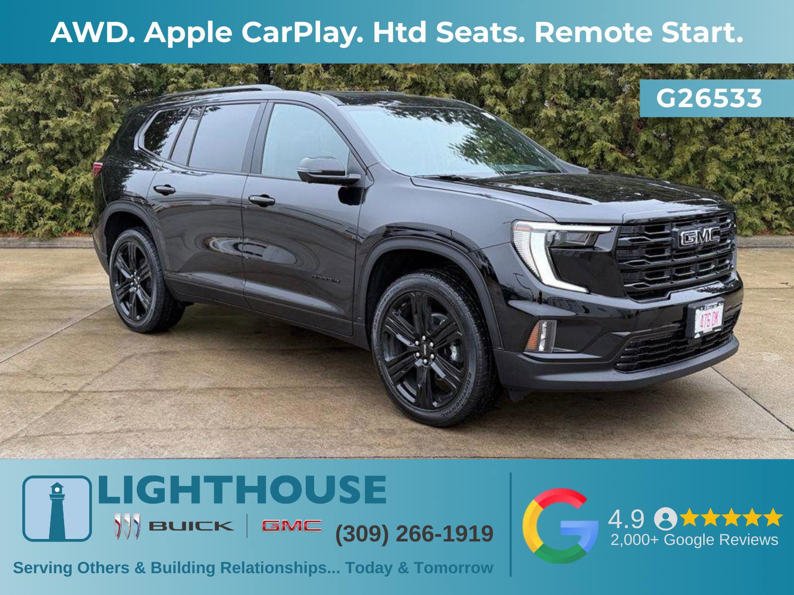 New 2026 GMC Acadia Elevation