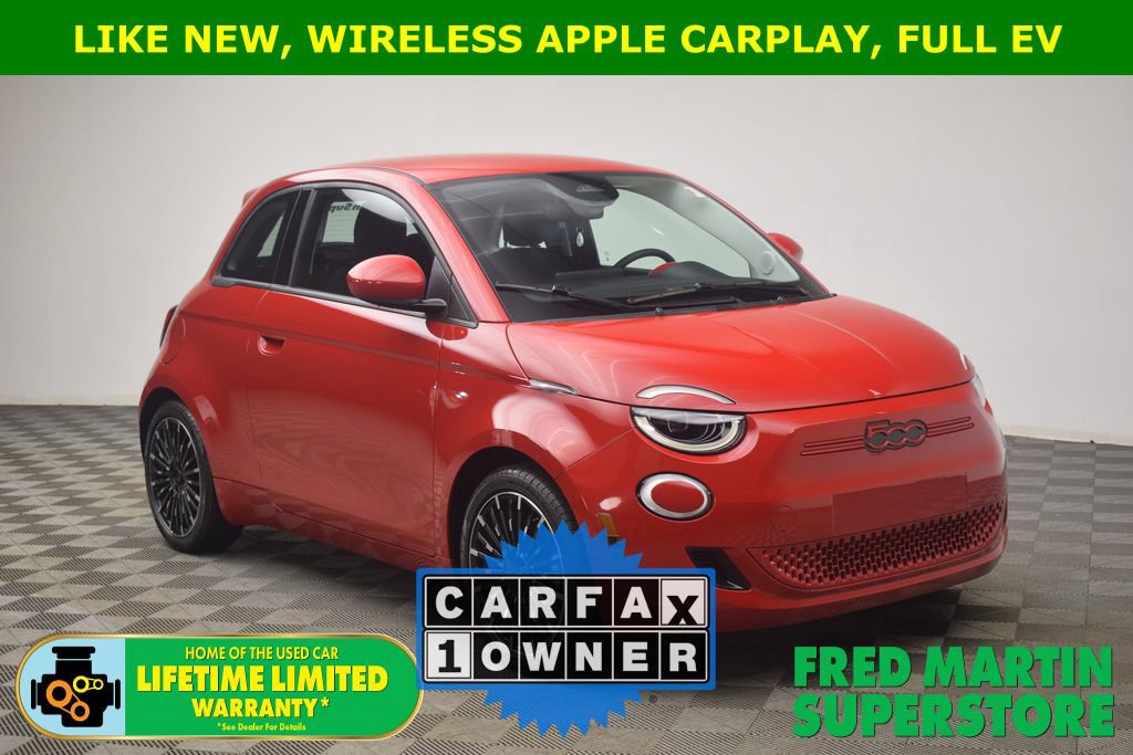 Used 2024 FIAT 500 e (RED)