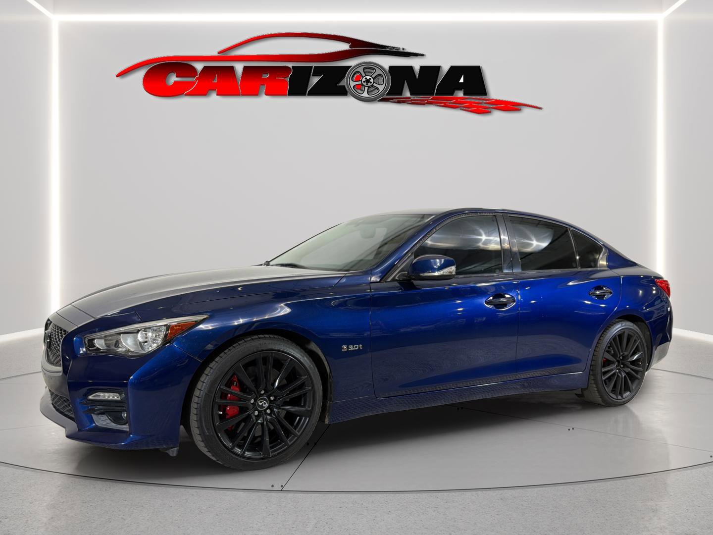 Used 2017 INFINITI Q50 Red Sport 400 RWD image 10