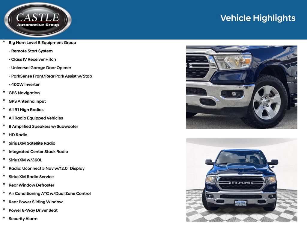 Used 2023 RAM 1500 Big Horn AWD/4WD image 12