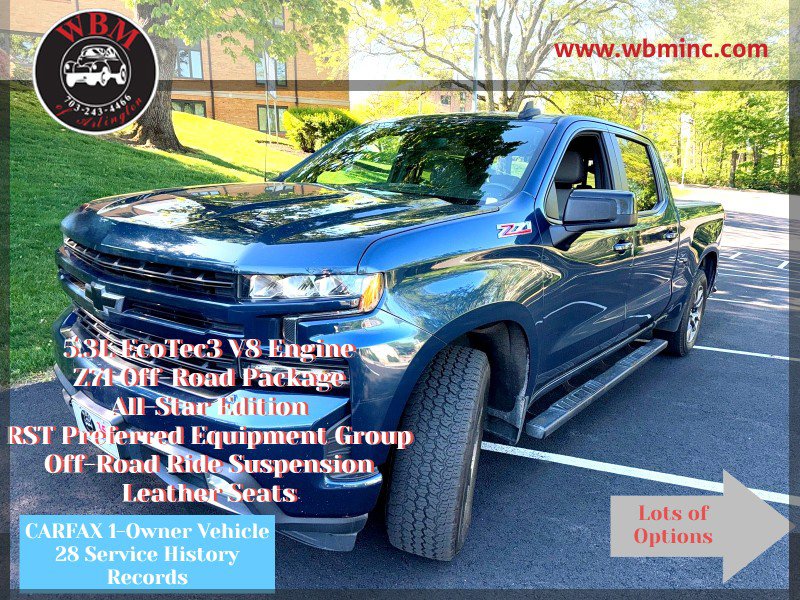 Used 2021 Chevrolet Silverado 1500 RST w/ Convenience Package II AWD/4WD image 1