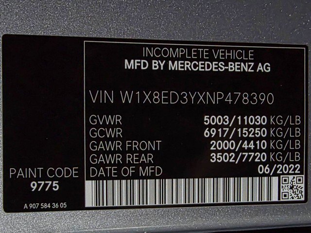 Used 2022 Mercedes-Benz Sprinter 3500 image 36