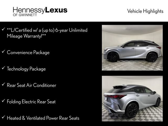 Used 2025 Lexus RX 500h F Sport AWD/4WD image 12