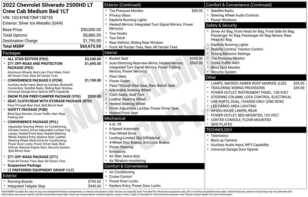 Used 2022 Chevrolet Silverado 2500 LT w/ All Star Edition image 6