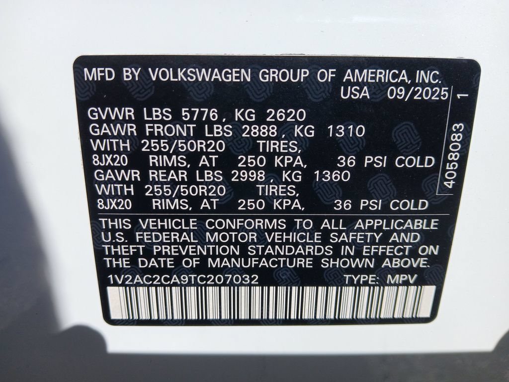 New 2026 Volkswagen Atlas Cross Sport SEL R-Line AWD/4WD image 29