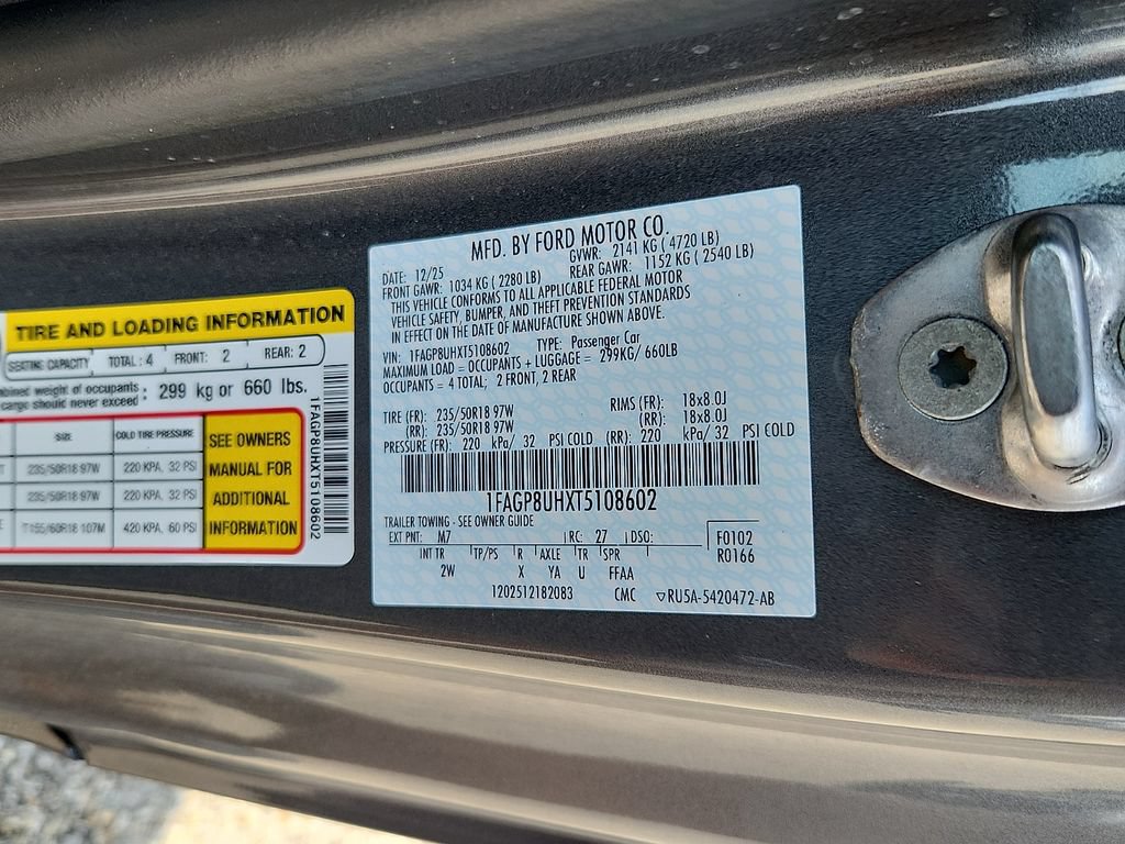 New 2026 Ford Mustang Convertible w/ Anti-Theft Package RWD image 10