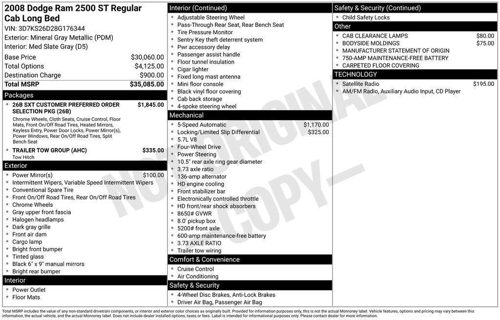 Used 2008 Dodge Ram 2500 Truck ST image 11