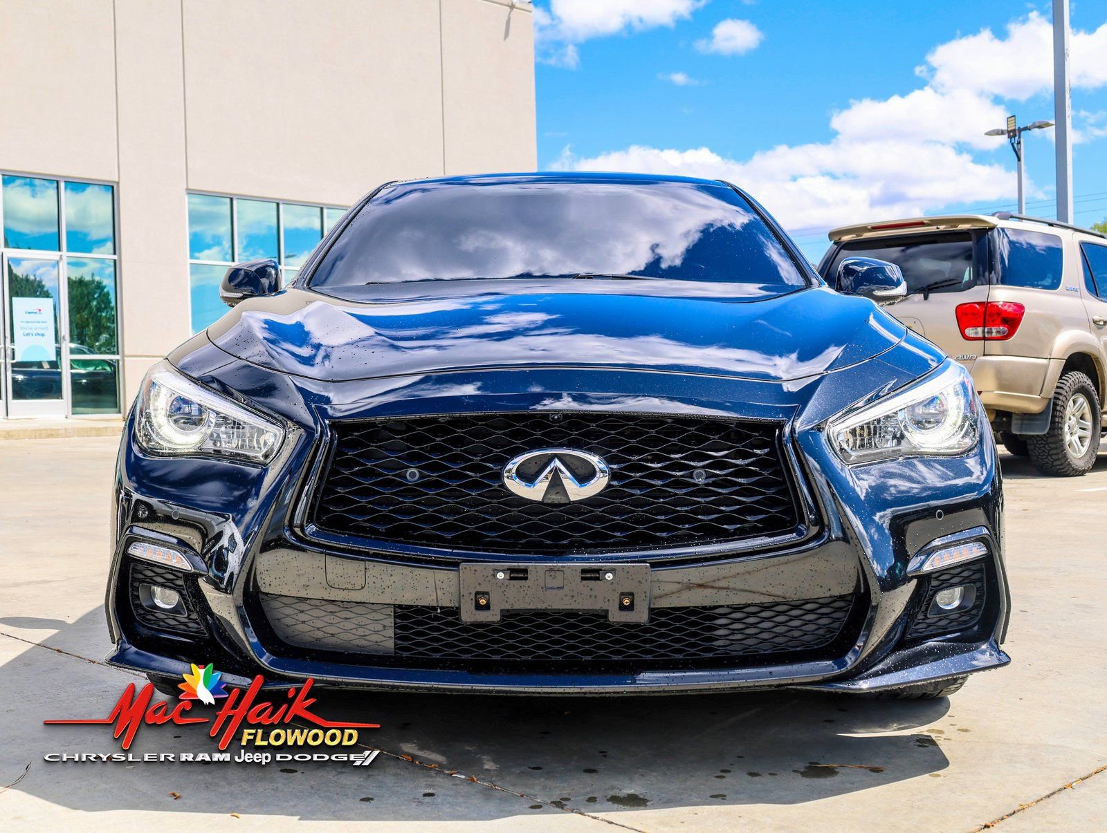 Used 2022 INFINITI Q50 Red Sport 400 w/ All Weather Package image 3