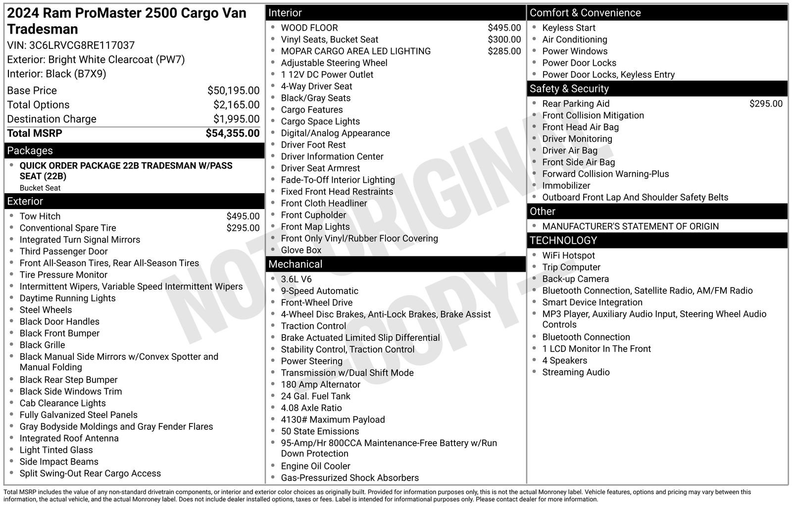 Used 2024 RAM ProMaster 2500 FWD image 29