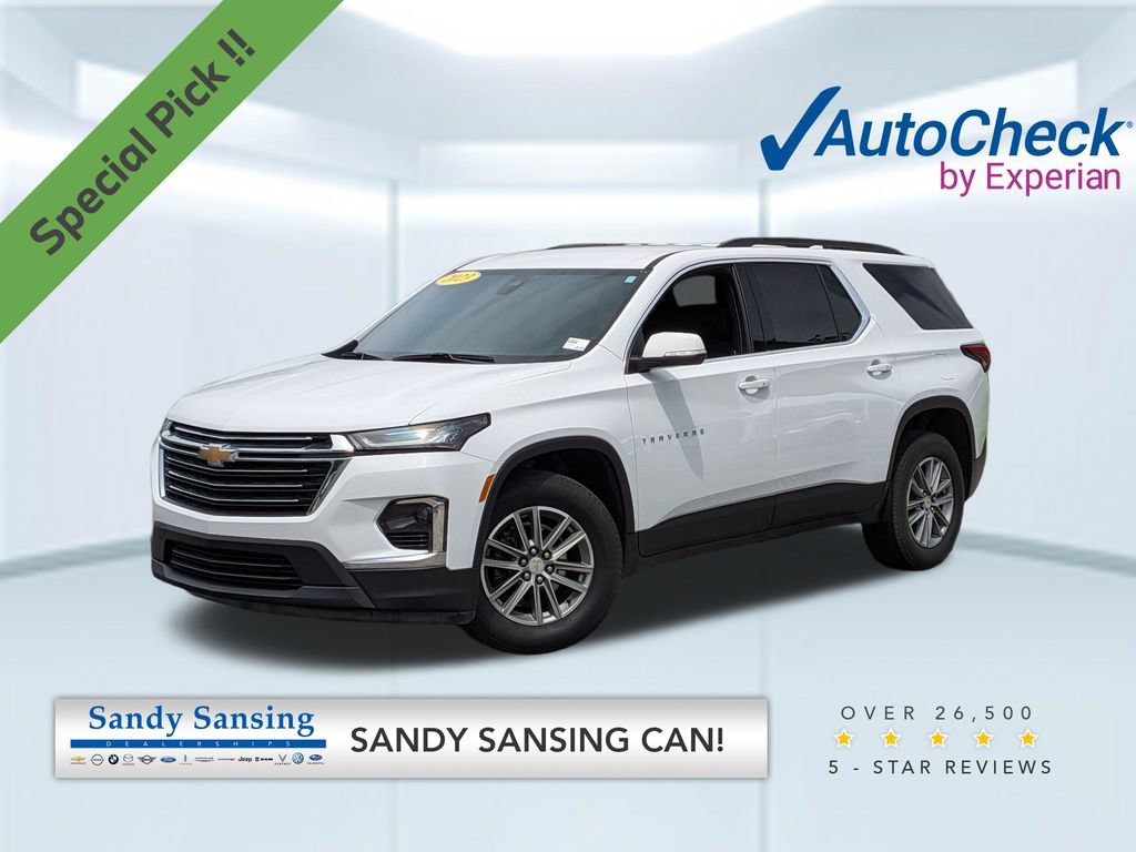 Used 2023 Chevrolet Traverse LT w/ LPO, Cargo Package FWD image 1