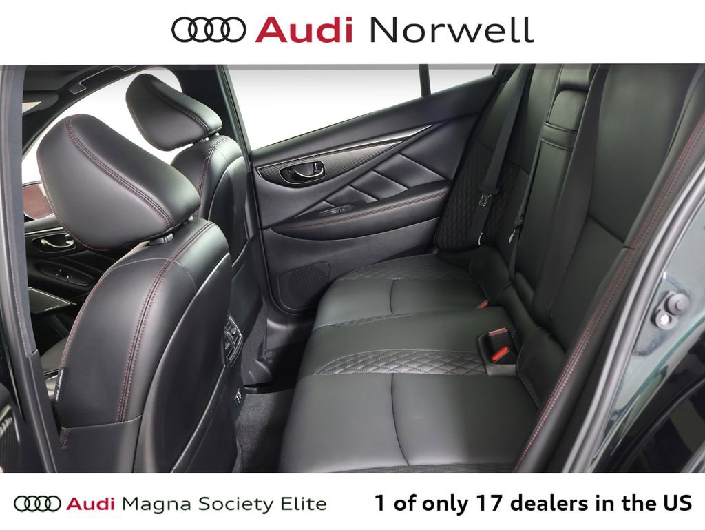 Used 2023 INFINITI Q50 Red Sport 400 w/ Black Opal Edition AWD/4WD image 21