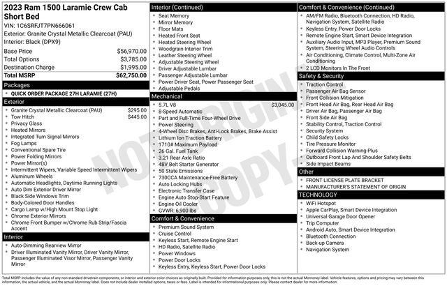 Used 2023 RAM 1500 Laramie image 4