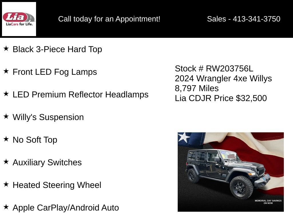 Used 2024 Jeep Wrangler Unlimited AWD/4WD image 31