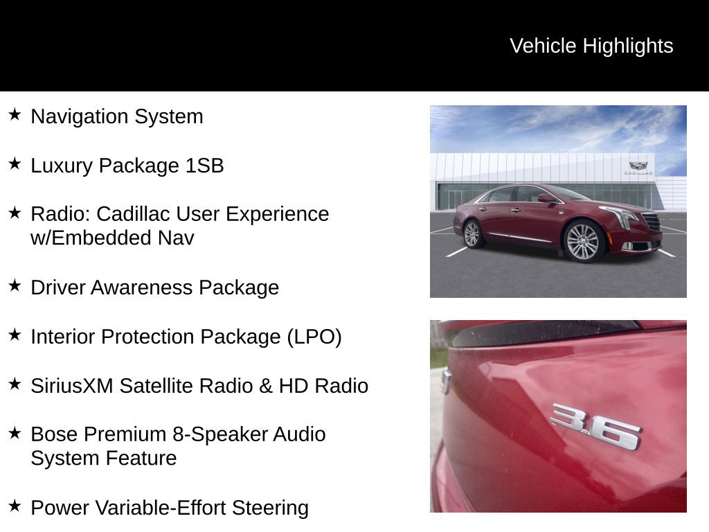 Used 2018 Cadillac XTS Luxury w/ Driver Awareness Package AWD/4WD image 10
