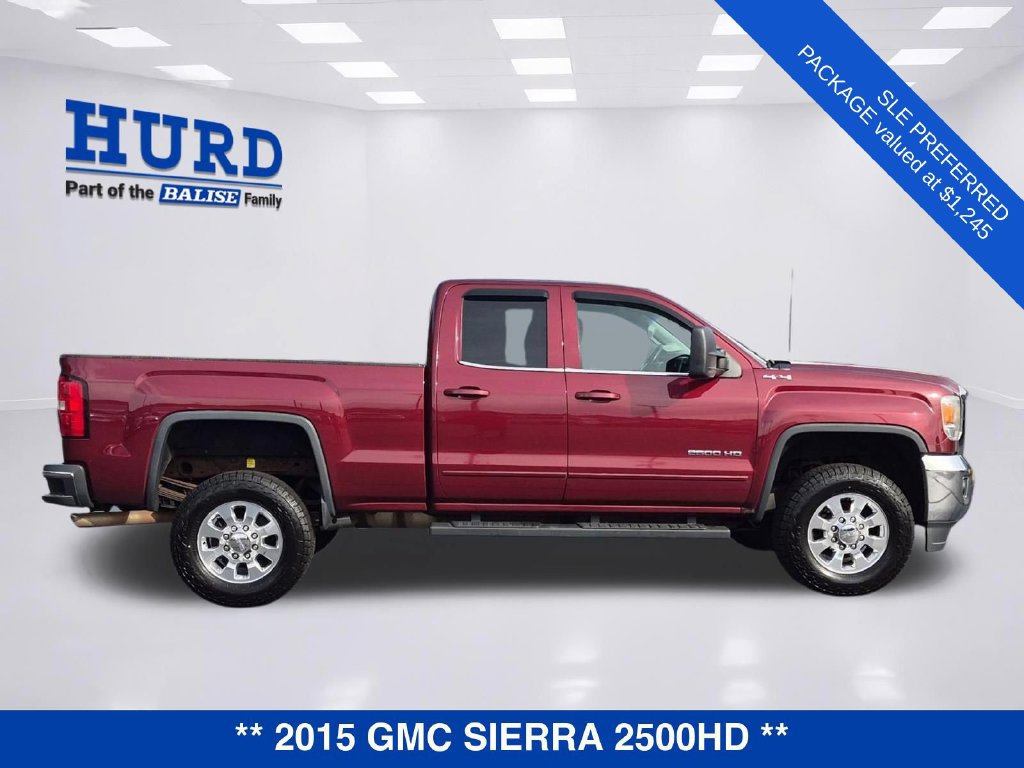 Used 2015 GMC Sierra 2500 SLE w/ SLE Preferred Package AWD/4WD image 3