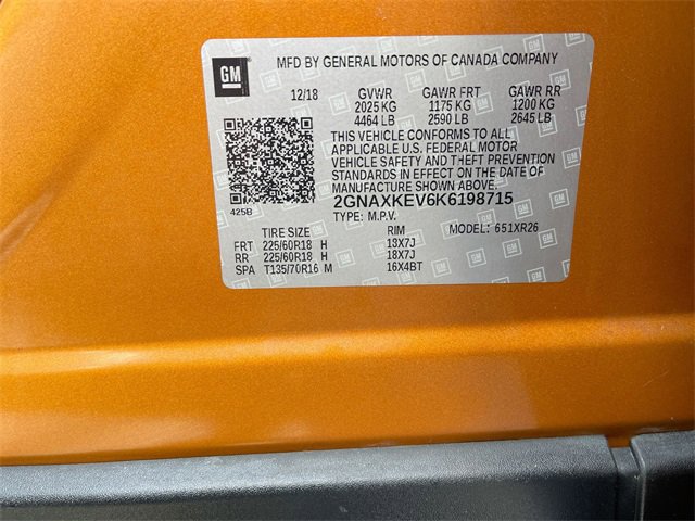 Certified 2019 Chevrolet Equinox LT image 33