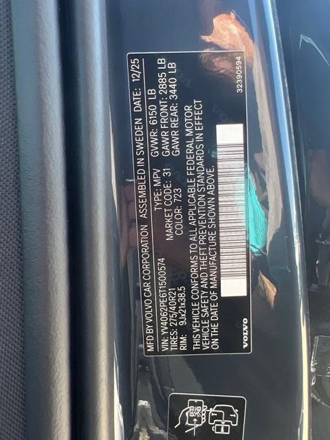 New 2026 Volvo XC90 B6 Plus w/ Protection Package AWD/4WD image 38