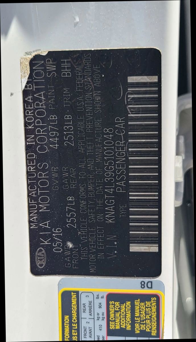 Used 2016 Kia Optima LX FWD image 12