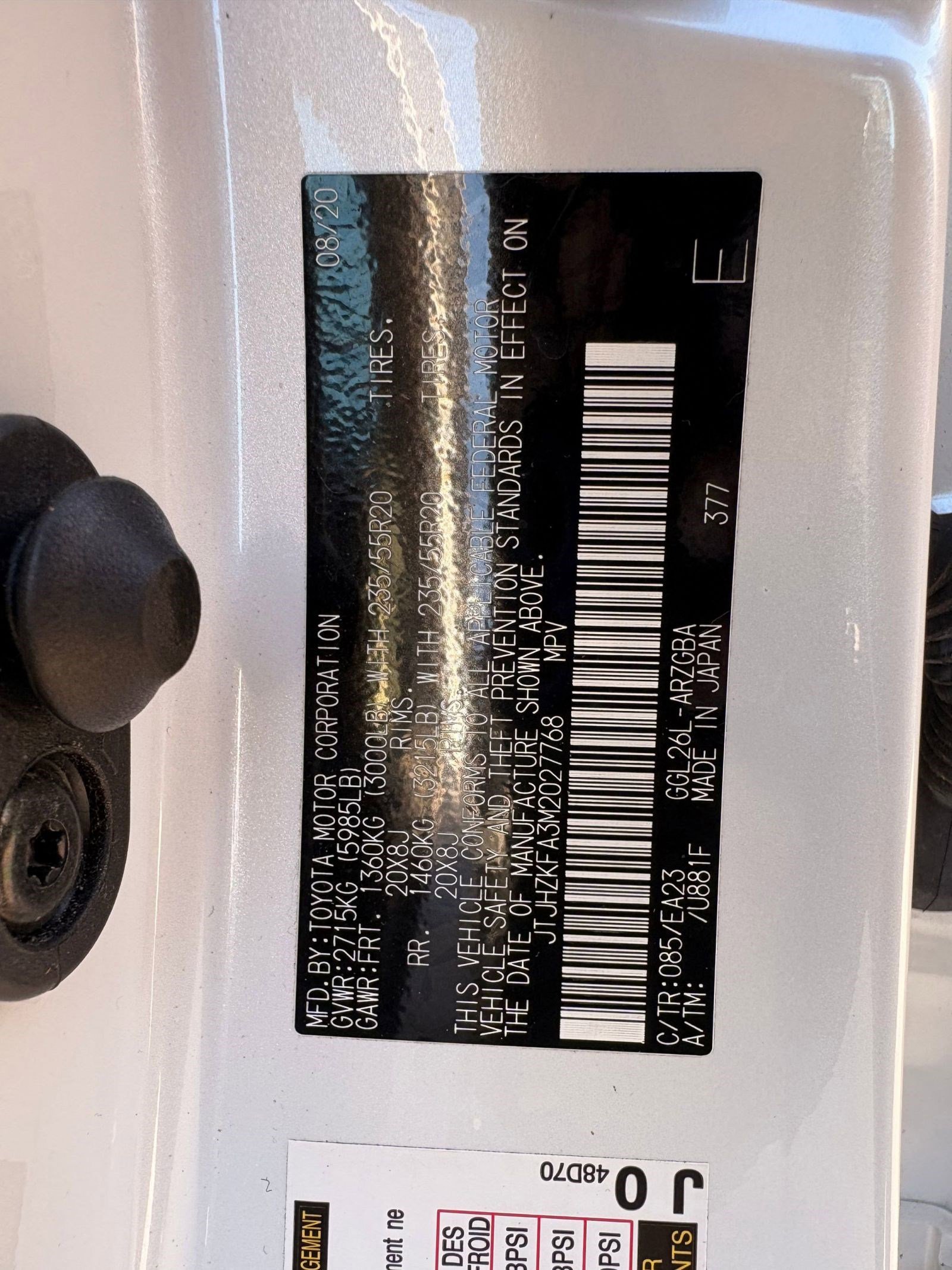 Used 2021 Lexus RX 350L Premium image 20