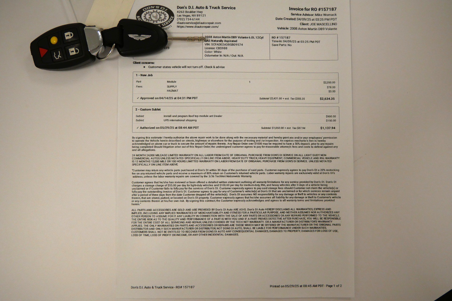 Used 2008 Aston Martin DB9 Volante RWD image 58