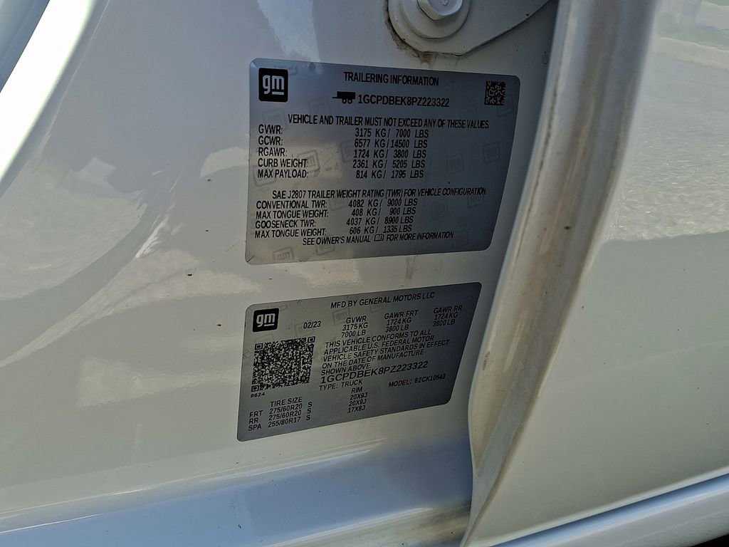 Used 2023 Chevrolet Silverado 1500 Custom w/ LPO, Dark Essentials Package image 25