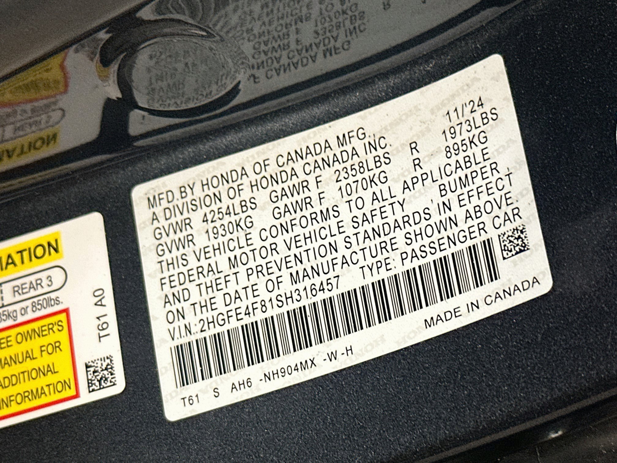 Used 2025 Honda Civic Sport image 12