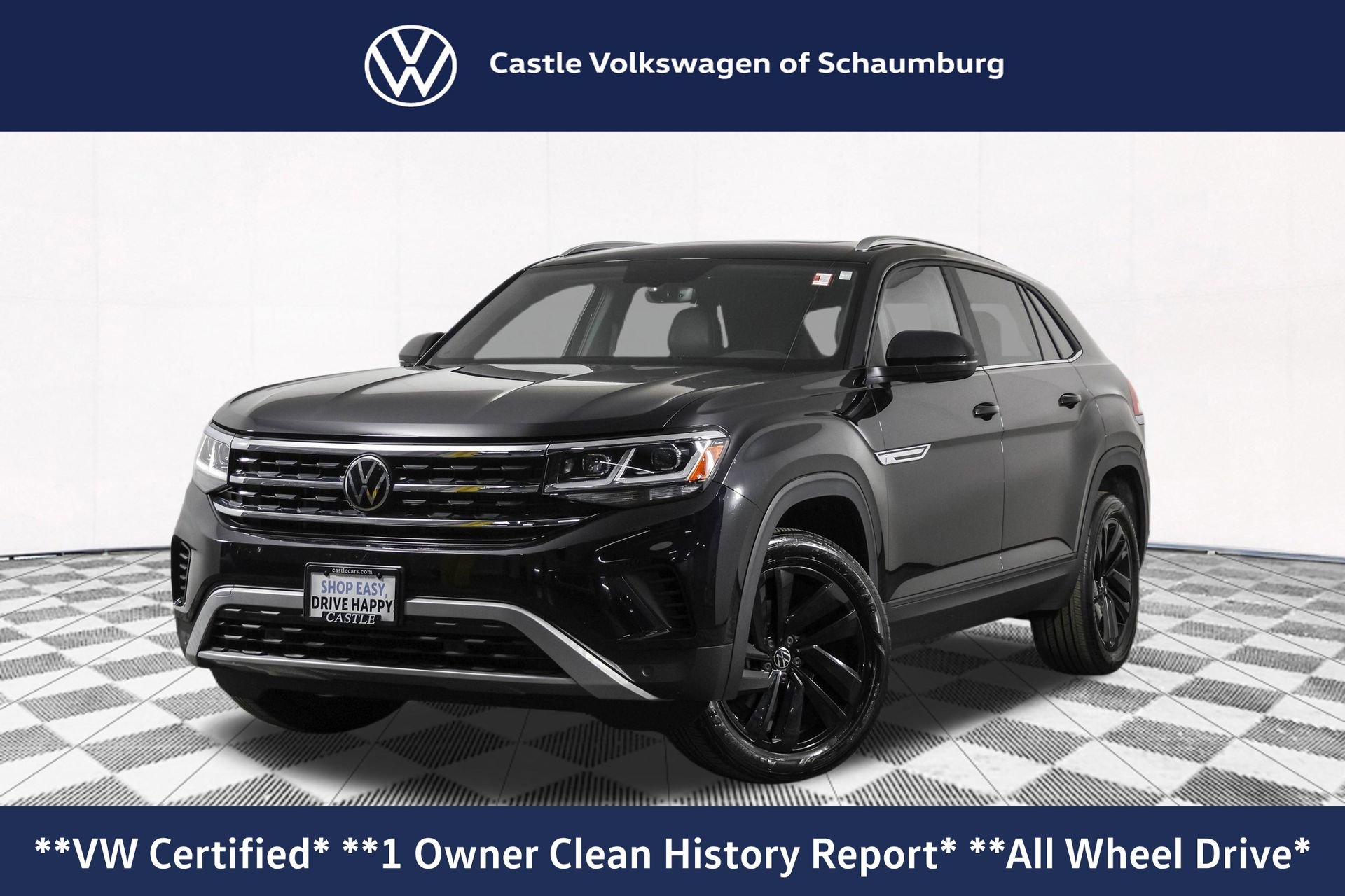 Certified 2023 Volkswagen Atlas Cross Sport SE w/ Panoramic Sunroof Package AWD/4WD image 1