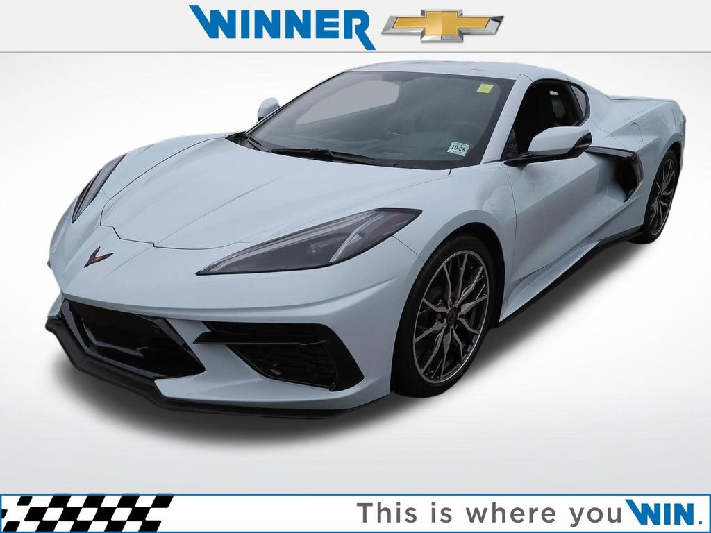Certified 2023 Chevrolet Corvette Stingray Preferred Cpe w/ Engine Appearance Package image 1