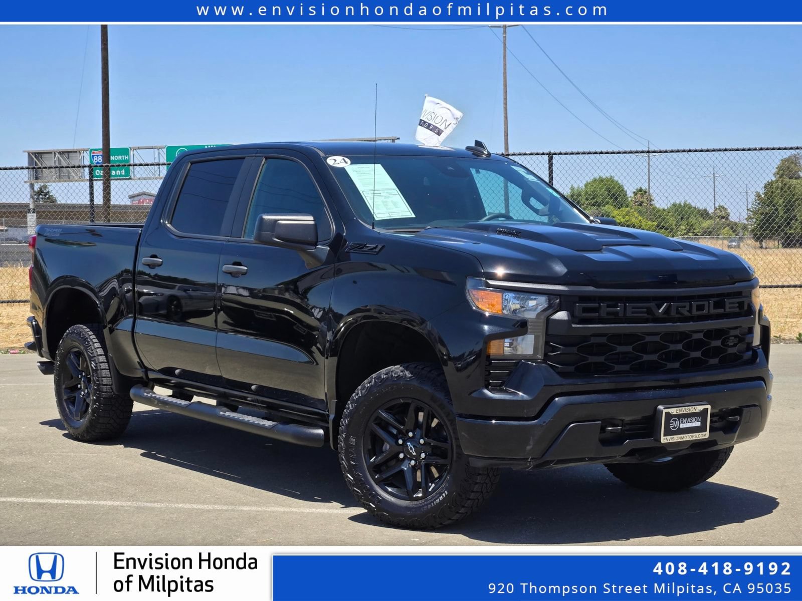 Used 2024 Chevrolet Silverado 1500 Custom Trail Boss w/ Dark Appearance Package