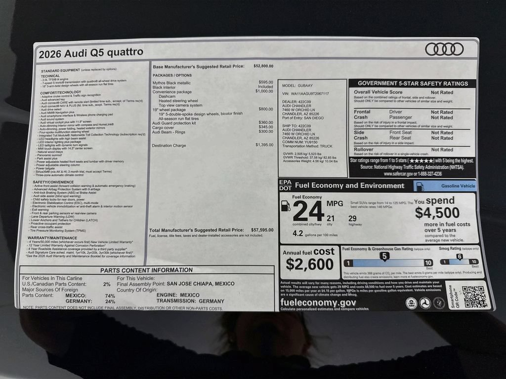 New 2026 Audi Q5 Premium AWD/4WD image 9