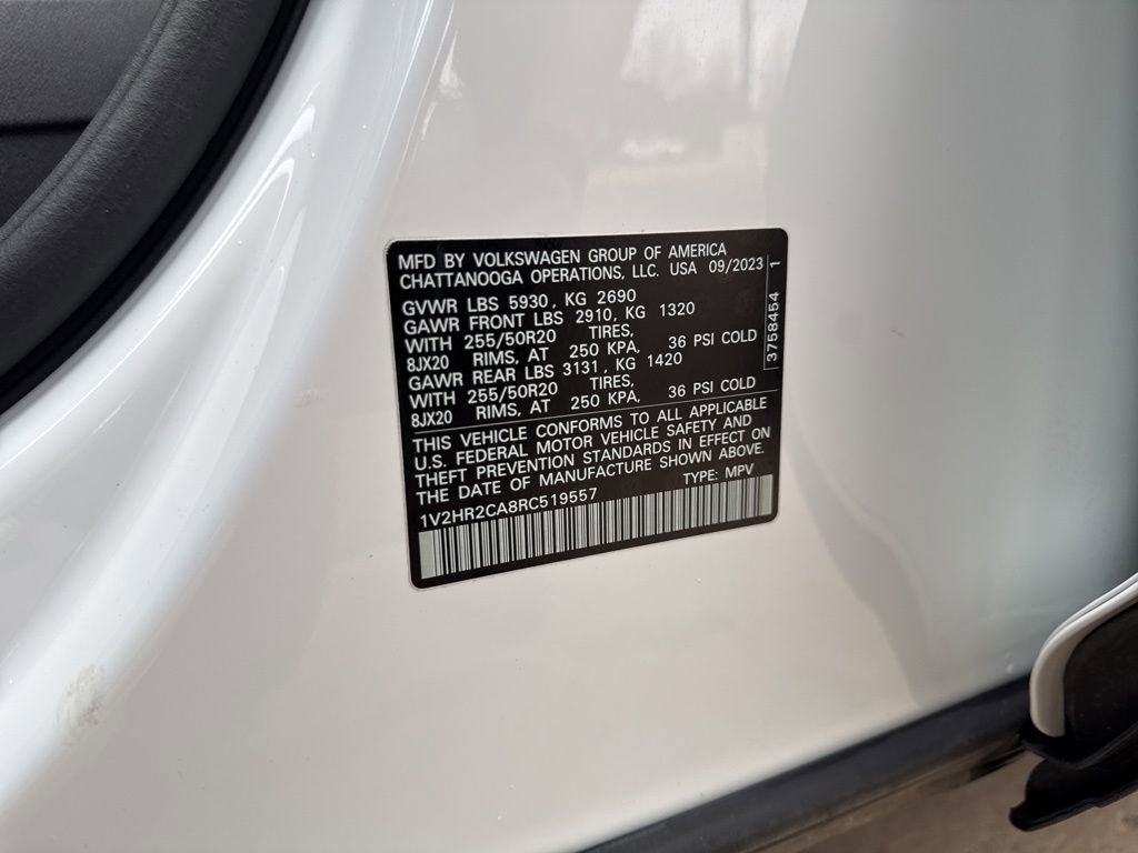 Certified 2024 Volkswagen Atlas SE AWD/4WD image 31