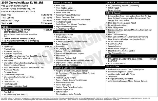 Used 2025 Chevrolet Blazer EV RS image 21