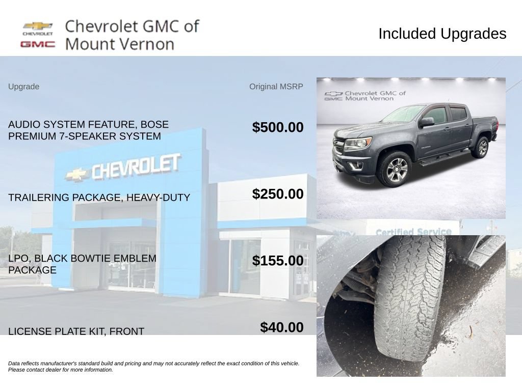 Used 2016 Chevrolet Colorado Z71 AWD/4WD image 6