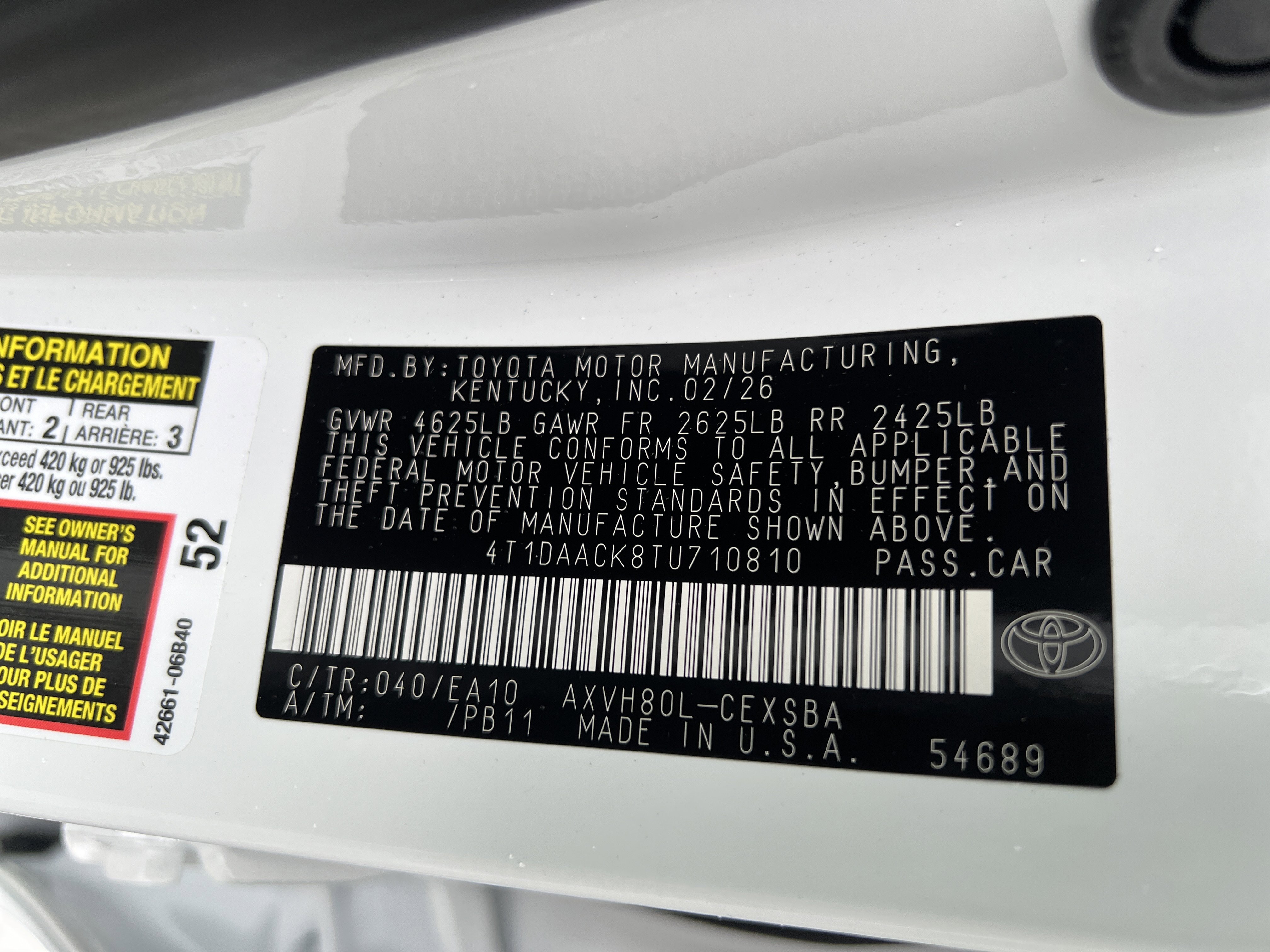 New 2026 Toyota Camry SE image 12