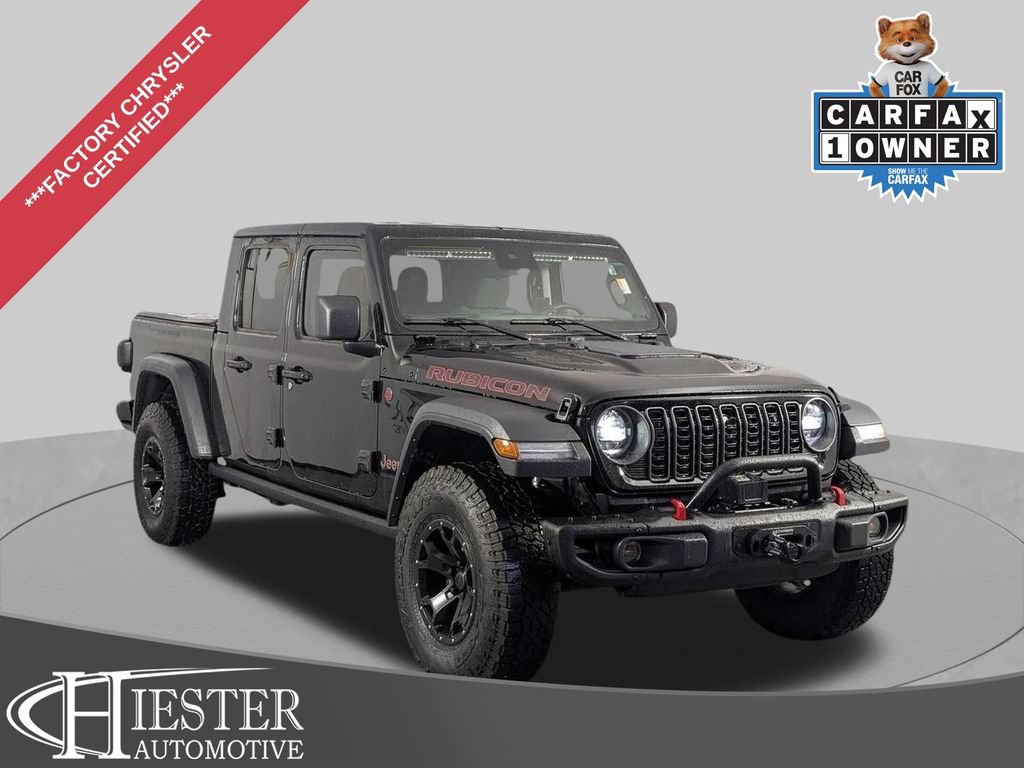 Used 2025 Jeep Gladiator Rubicon w/ Steel Bumper Group AWD/4WD 360° Tour