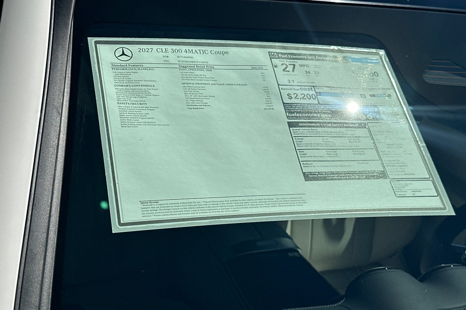 New 2027 Mercedes-Benz CLE 300 4MATIC Coupe image 29