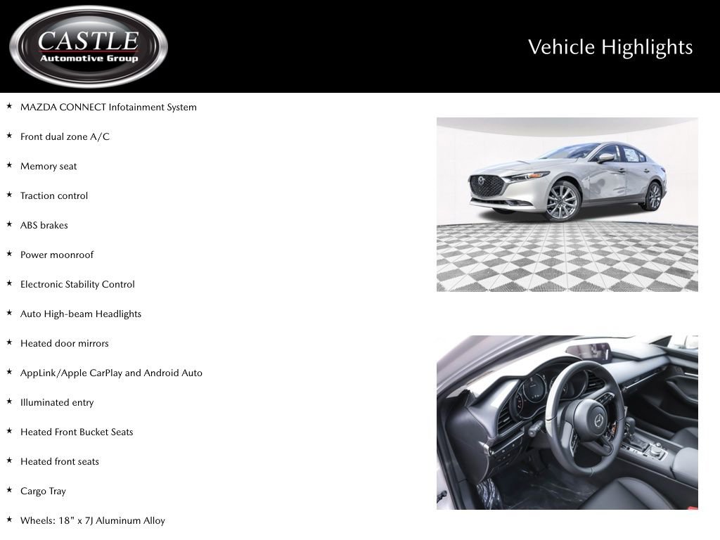 New 2026 MAZDA MAZDA3 2.5 S Sedan w/ Preferred Pkg image 4