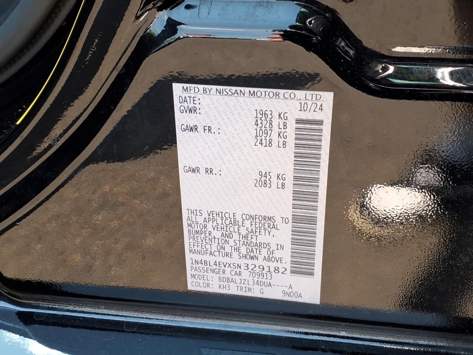 Certified 2025 Nissan Altima 2.5 SL FWD image 30