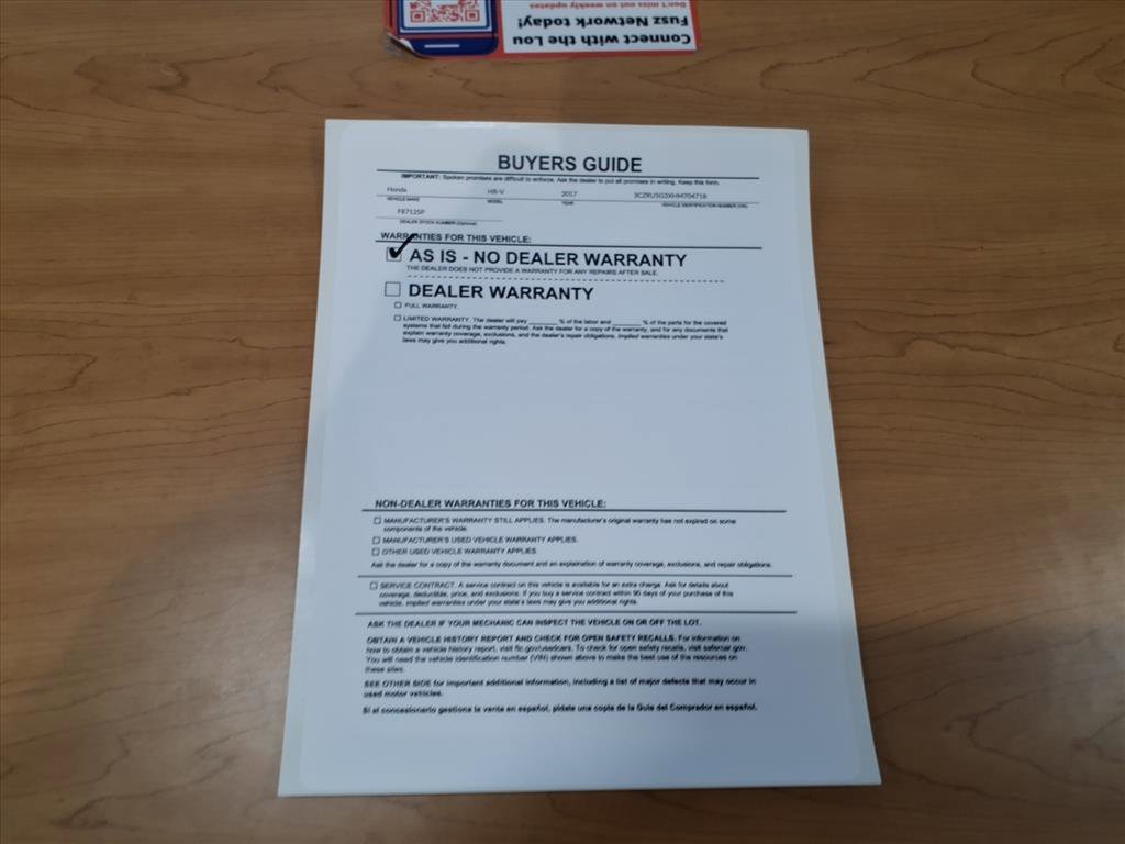 Used 2017 Honda HR-V LX image 35