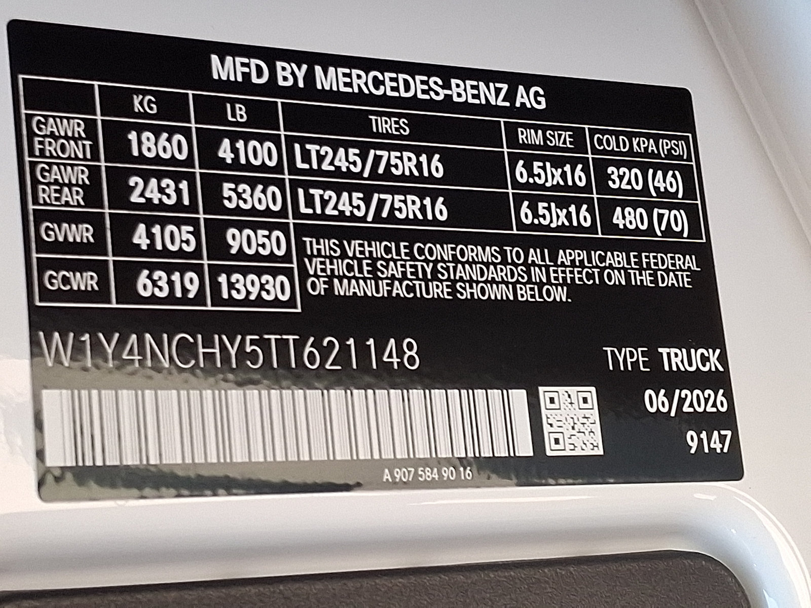 New 2026 Mercedes-Benz Sprinter 2500 image 15
