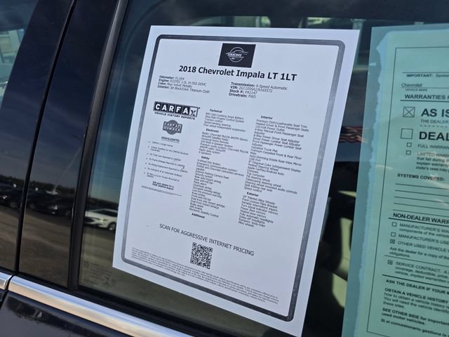 Used 2018 Chevrolet Impala LT w/ LT Convenience Package FWD image 48